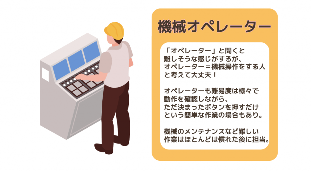 【意外と簡単！】製造業は未経験者にもオススメ！職種別に分かりやすく解説